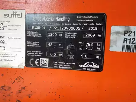 Schubmaststapler 2019  Linde R12B (6)
