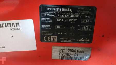 Carrelli retrattili 2020  Linde R20HD (6)