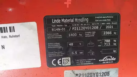 Schubmaststapler 2021  Linde R14N (6)