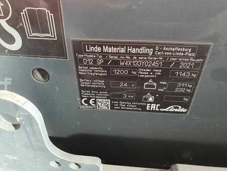 Ruční vysokozdvižný vozík 2021  Linde D12SP (6)