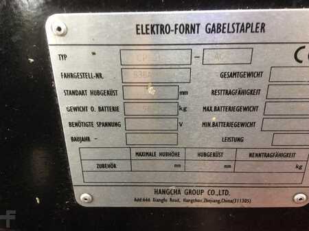 Elektro čtyřkolový VZV 2021  HC (Hangcha) CPD 45 AC4: (6)