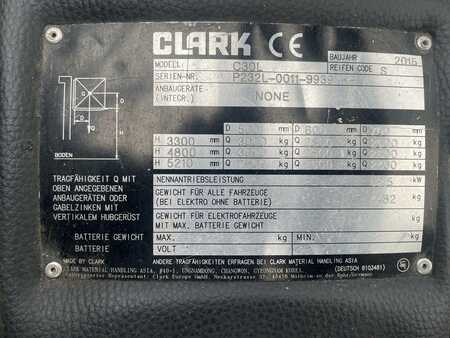 Chariot élévateur gaz 2015  Clark C30L (4)