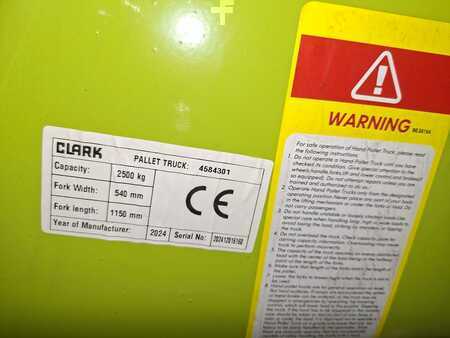Handhubwagen 2024  Clark CPJ25 - 540X1150 mm *Neu (2)