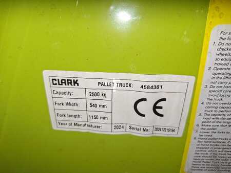 Handhubwagen 2024  Clark CPJ25 - 540X1150 mm *Neu (2)