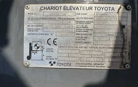 Elettrico 3 ruote 2014  Toyota 8FBEKT16 (8)