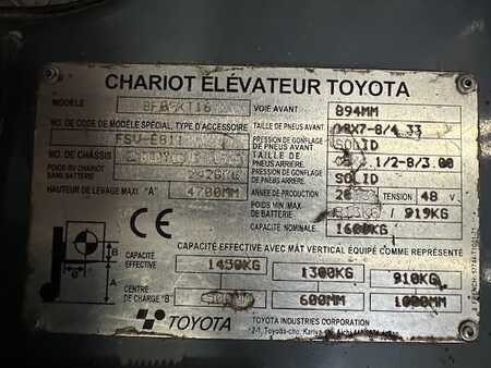 Elektro tříkolové VZV 2013  Toyota 8FBEKT16 (9)