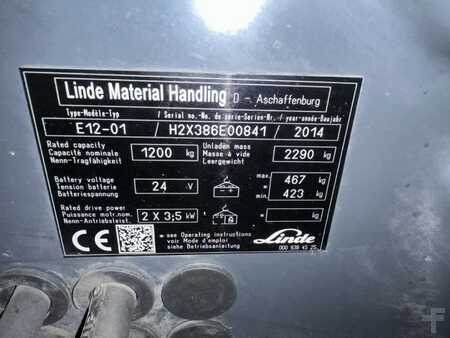 3-wiel elektrische heftrucks 2014  Linde E12-01 (9)