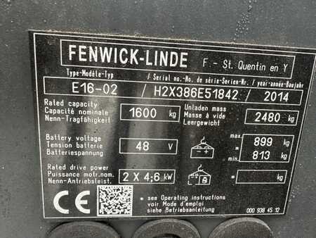 3-wiel elektrische heftrucks 2014  Linde E16-02 (7)