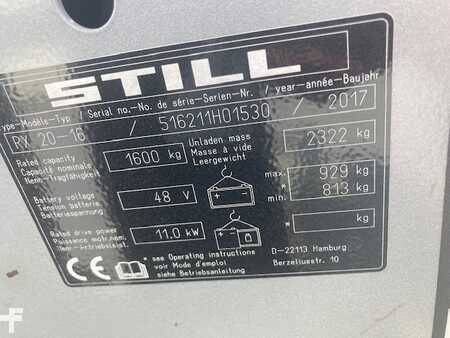 Elektrisk- 3 hjul 2017  Still RX20-16 batterie 2020 97% (10)