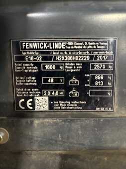 3-wiel elektrische heftrucks 2017  Linde E16-02 (10)