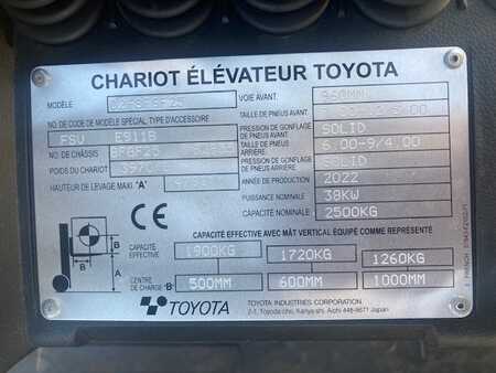 Chariot élévateur gaz 2022  Toyota 02-8FGF25 (11)