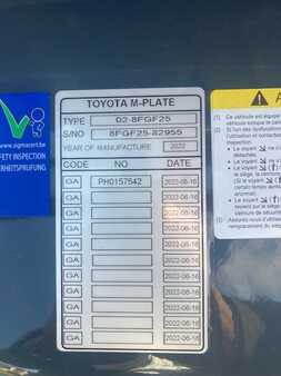 LPG VZV 2022  Toyota 02-8FGF25 (19)