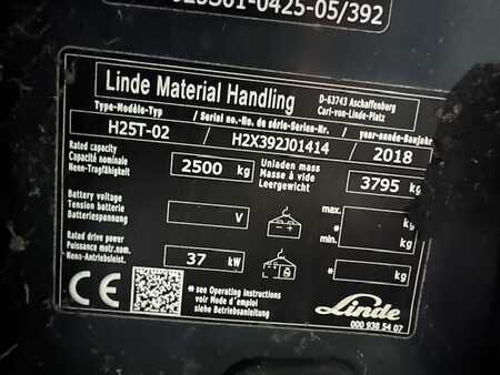 Gas truck 2018  Linde H25T-02   (10)