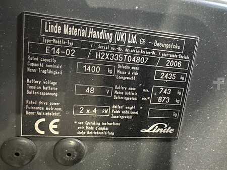 El truck - 3 hjulet 2006  Linde E14-02 (10)