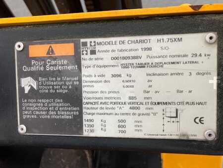 Carrelli elevatori GPL 1998  Hyster H1.75XM (10)