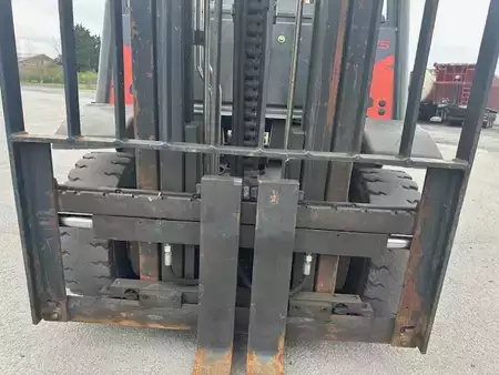 Gas gaffeltruck 2016  Linde H25T-02  950 heures triplex 5510mm (5)