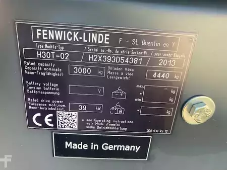 Wózki gazowe 2013  Linde H30T-02 4 lignes (10)