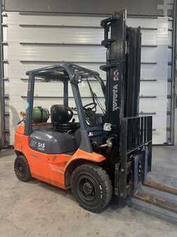 LPG Forklifts 2002  Toyota 42-7FGF25 TDL/positionneur (2)