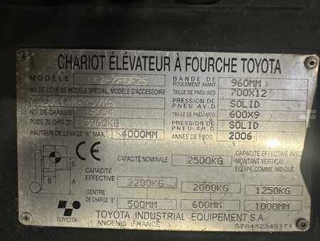 Gasoltruck 2006  Toyota 42-7FGF25 TDL/écarteur (7)