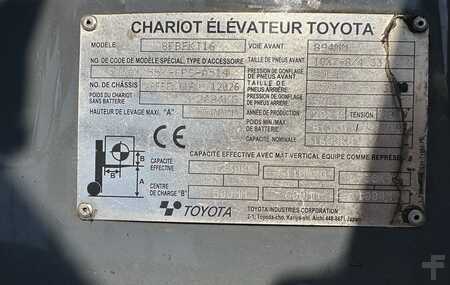 El Truck - 3-hjul 2014  Toyota 8FBEKT16 (8)