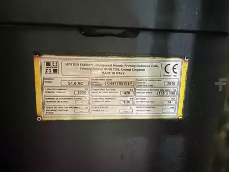 Annet 2016  Hyster S1.0AC (3)