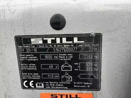 Sähkö - 3 pyör 2018  Still RX20-16 TDL/positionneur (7)