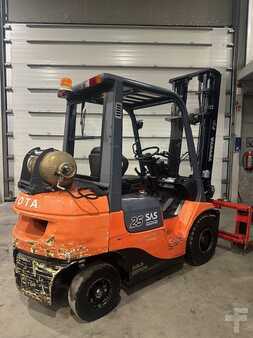 LPG Forklifts 2007  Toyota 42-7FGF25 TDL/écarteur (3)