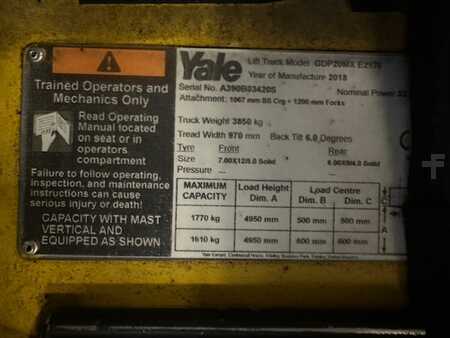 Diesel truck 2018  Yale GDP20MX cabine (7)