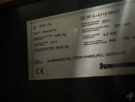 Eléctrico - 3 rodas 2011  Jungheinrich EFG115 (7)