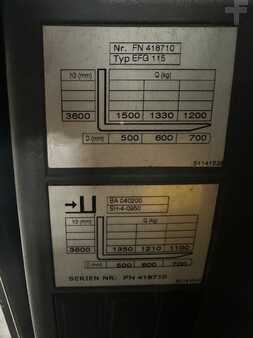 Eléctrico - 3 rodas 2011  Jungheinrich EFG115 (9)