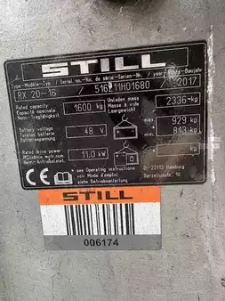 Eléctrica de 3 ruedas 2017  Still RX20-16 TDL/positionneur (7)