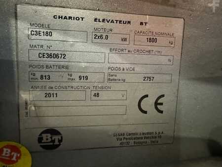 Elektryczne 3-kołowe 2011  BT Cargo C3E180 (4)