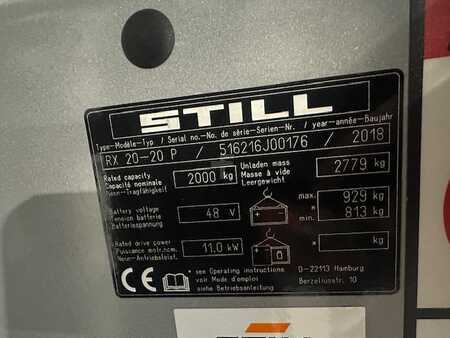 Elektro čtyřkolový VZV 2018  Still RX20-20P batterie 2023 (7)