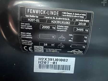 Carretilla elevadora GLP 2018  Linde H20T-01 (8)