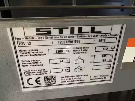 Apilador eléctrico 2019  Still EXV12 (8)