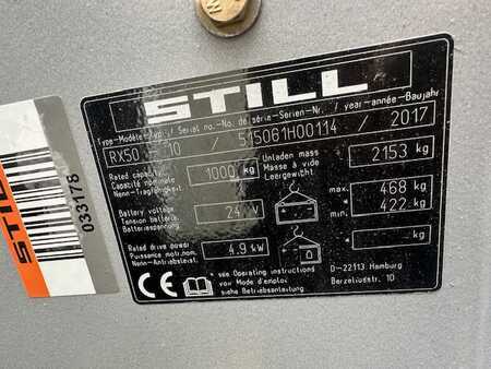 Sähkö - 3 pyör 2017  Still RX50-10  279 heures (7)