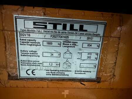 Hochhubwagen 2013  Still EGV16 fourches courtes (3)