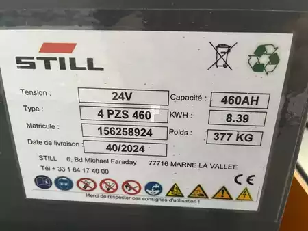 Magasemelésű béka 2016  Still EXG16  883 heures batterie 2024 (10)