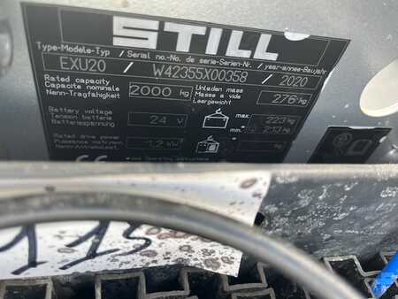Nízkozdvižný vozík 2020  Still EXU20 démo 44 heures (14)