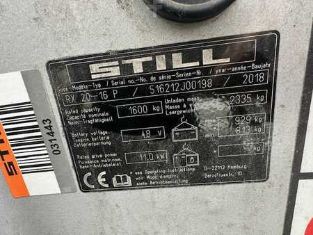4-wiel elektrische heftrucks 2018  Still RX20-16P rotator 484 heures (8)