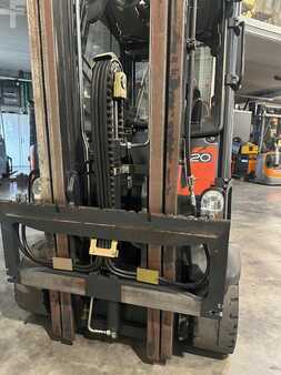 Empilhador a gás 2013  Linde H20T-01 triplex 4 lignes hydrauliques (6)