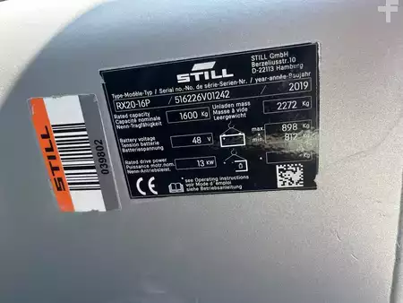 Sähkö - 4 pyör 2019  Still RX20-16P 2063 heures (14)