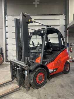 Gas gaffeltruck 2018  Linde H45T-02 triplex 5510mm 4754 heures (1)