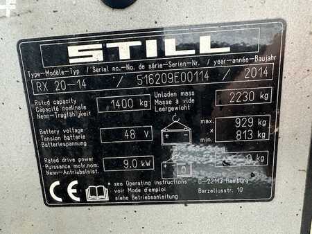 Elektro tříkolové VZV 2014  Still RX20-14 triplex  5620mm (8)