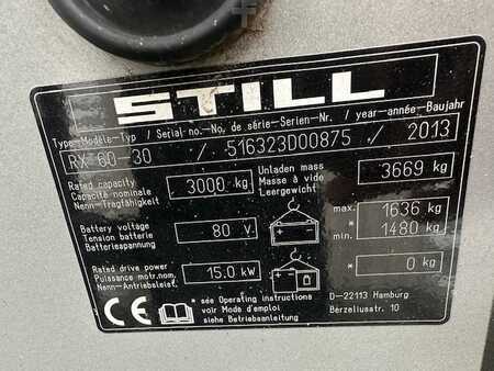 Elektro čtyřkolový VZV 2013  Still RX60-30 triplex 5622 heures (6)