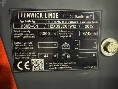 Dieselový VZV 2012  Linde H30D-01 TDL/positionneur (8)