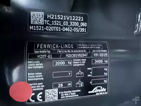 LPG heftrucks 2019  Linde H20T-01 cabine 4 lignes (8)