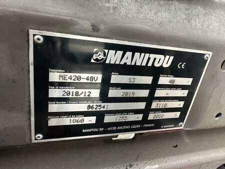 Carrelli elettrici 4 ruote 2019  Manitou ME420 (8)