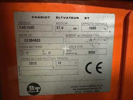 LPG heftrucks 2012  BT CB15G (8)