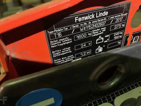 Transpalettes éléctriques 2017  Linde T16 batterie 2024 (8)